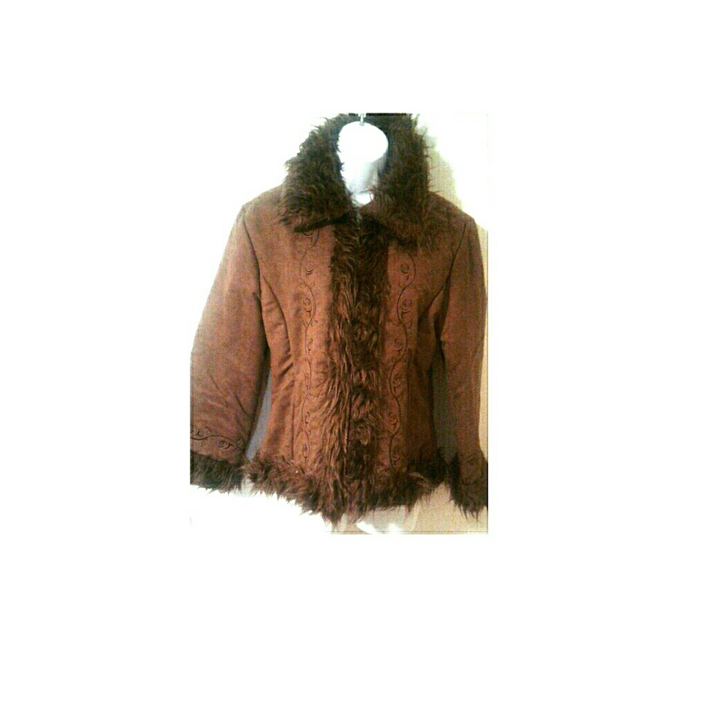 Winter brown coat